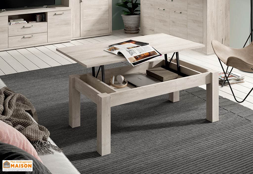 Les matières de fabrication des tables basses relevables